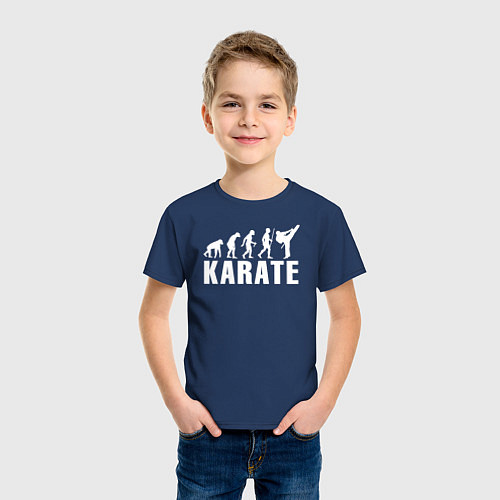 Детская футболка Karate Evolution / Тёмно-синий – фото 3
