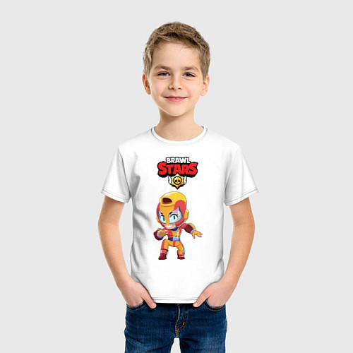 Детская футболка BRAWL STARS MAX / Белый – фото 3