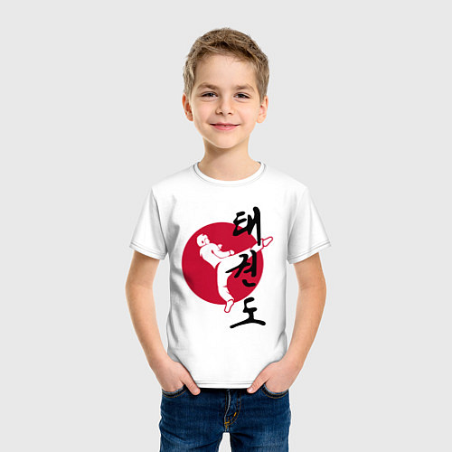 Детская футболка Тхэквондо / Белый – фото 3