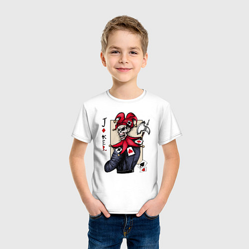 Детская футболка Джокер / Белый – фото 3