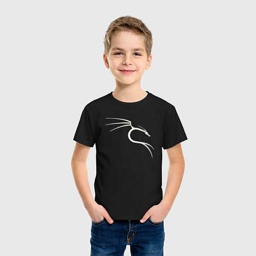 Детская футболка Kali Linux / Черный – фото 3