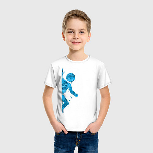 Детская футболка Portal спина / Белый – фото 3
