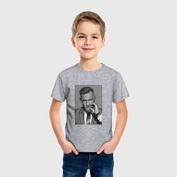 Футболка хлопковая детская Conor McGregor, цвет: меланж — фото 2