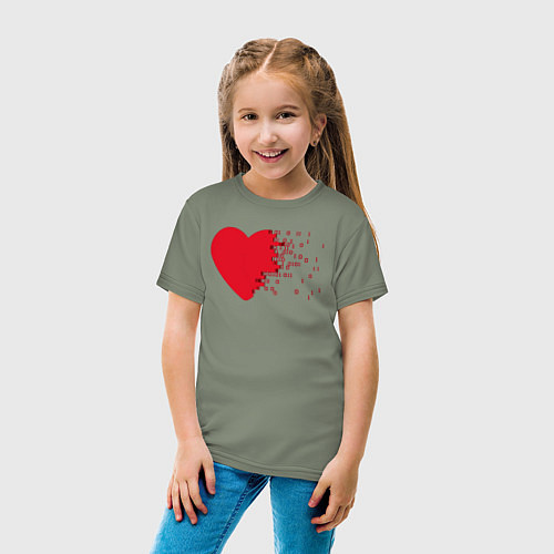Детская футболка Сердце / Авокадо – фото 4