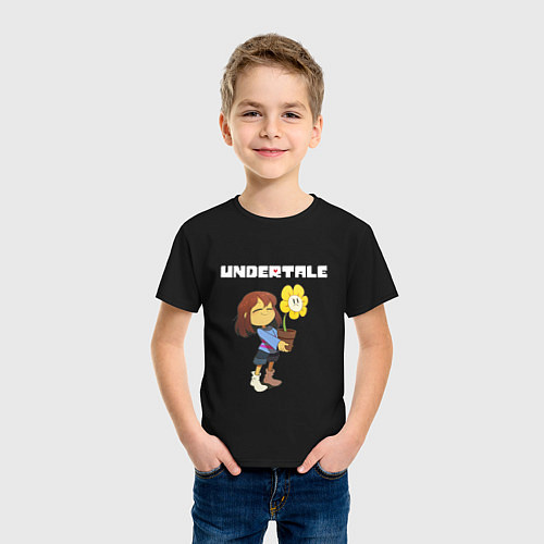 Детская футболка UNDERTALE / Черный – фото 3