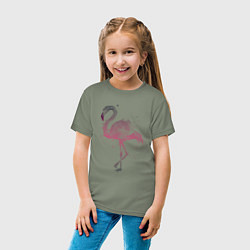 Футболка хлопковая детская Flamingo, цвет: авокадо — фото 2