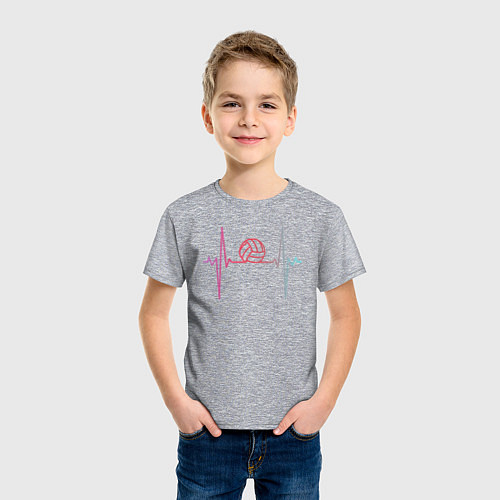 Детская футболка Пульс / Меланж – фото 3