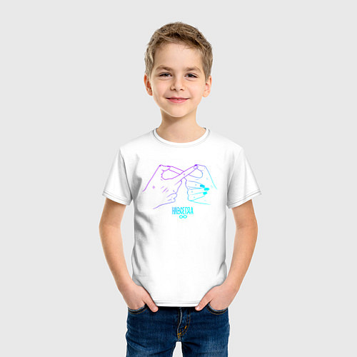 Детская футболка НАВСЕГДА / Белый – фото 3