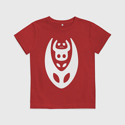 Футболка хлопковая детская Hollow Knight, цвет: красный
