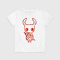 Футболка хлопковая детская Hollow Knight, цвет: белый