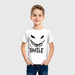Футболка хлопковая детская Smile, цвет: белый — фото 2