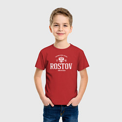 Футболка хлопковая детская Ростов Born in Russia, цвет: красный — фото 2