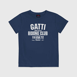 Футболка хлопковая детская Gatti Boxing Club, цвет: тёмно-синий