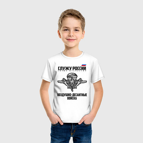 Детская футболка Воздушно - десантные войска / Белый – фото 3
