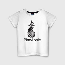 Футболка хлопковая детская PineApple, цвет: белый