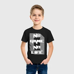 Футболка хлопковая детская No Game No Life Zero, цвет: черный — фото 2