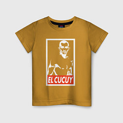 Футболка хлопковая детская EL CUCUY, цвет: горчичный