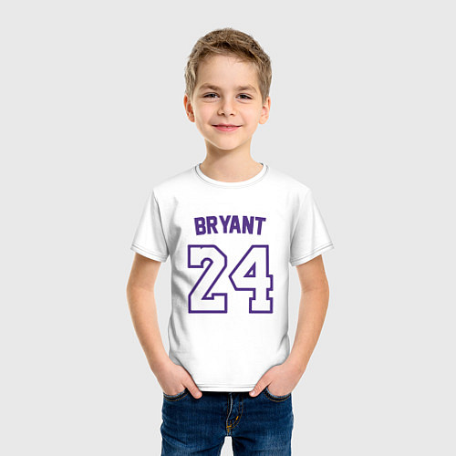 Детская футболка Bryant 24 / Белый – фото 3