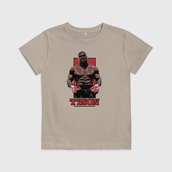 Футболка хлопковая детская Tyson, цвет: миндальный