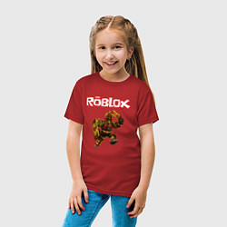 Футболка хлопковая детская ROBLOX, цвет: красный — фото 2