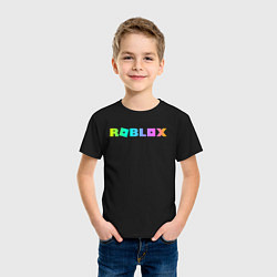 Футболка хлопковая детская ROBLOX, цвет: черный — фото 2