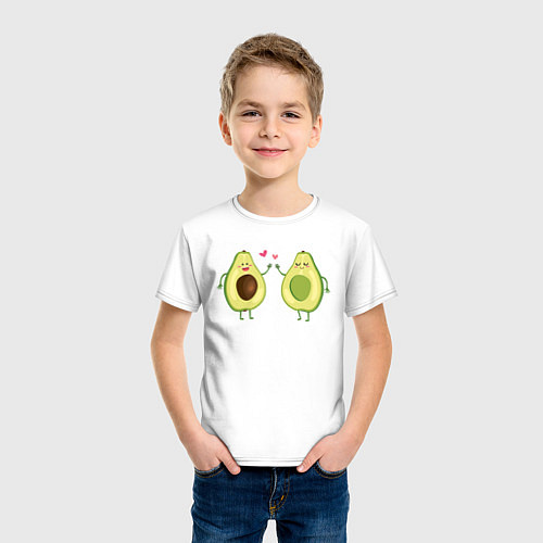 Детская футболка Авокадо / Белый – фото 3