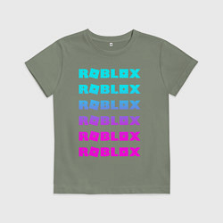 Футболка хлопковая детская ROBLOX, цвет: авокадо