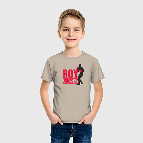 Детская футболка Roy Jones Jr / Миндальный – фото 3