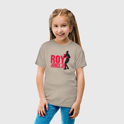 Футболка хлопковая детская Roy Jones Jr, цвет: миндальный — фото 2