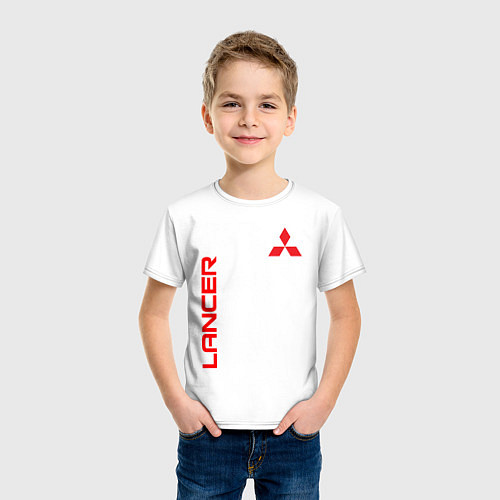 Детская футболка LANCER / Белый – фото 3