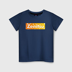 Футболка хлопковая детская ZENITSU, цвет: тёмно-синий