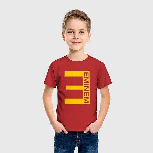 Детская футболка EMINEM / Красный – фото 3