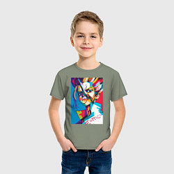 Футболка хлопковая детская EMC2 Аниме Доктор Стоун, цвет: авокадо — фото 2