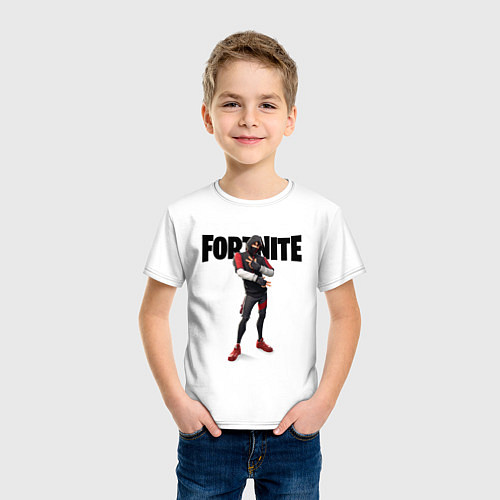 Детская футболка FORTNITE IKONIK / Белый – фото 3