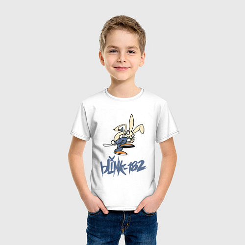 Детская футболка BLINK-182 / Белый – фото 3