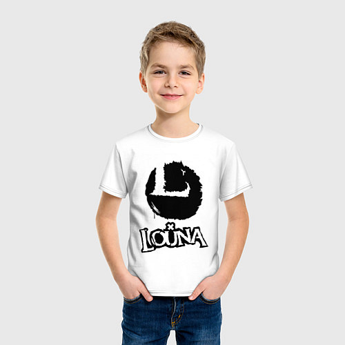 Детская футболка Louna / Белый – фото 3