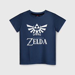 Футболка хлопковая детская THE LEGEND OF ZELDA, цвет: тёмно-синий