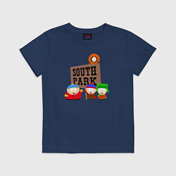 Футболка хлопковая детская South Park, цвет: тёмно-синий