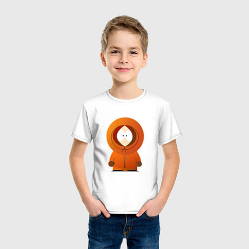 Детская футболка ЮЖНЫЙ ПАРК / Белый – фото 3