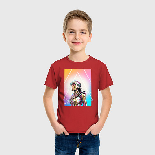 Детская футболка Чудо-женщина / Красный – фото 3