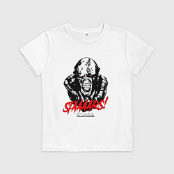 Футболка хлопковая детская STAAAAARS!, цвет: белый