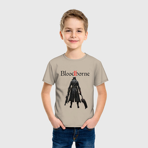 Детская футболка Bloodborne / Миндальный – фото 3