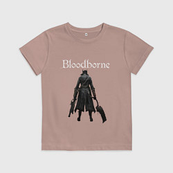 Футболка хлопковая детская Bloodborne, цвет: пыльно-розовый
