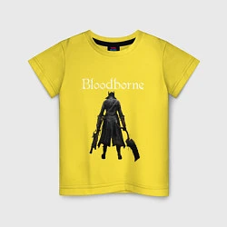 Футболка хлопковая детская Bloodborne, цвет: желтый