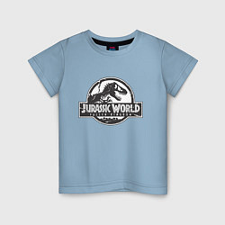 Футболка хлопковая детская Jurassic World цвета мягкое небо — фото 1