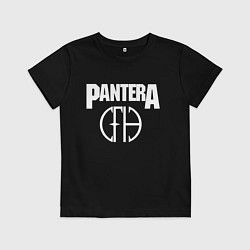 Футболка хлопковая детская Pantera, цвет: черный