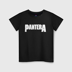Футболка хлопковая детская Pantera, цвет: черный