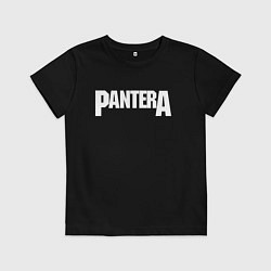 Футболка хлопковая детская PANTERA, цвет: черный