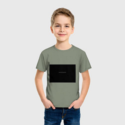 Футболка хлопковая детская Изоляция, цвет: авокадо — фото 2
