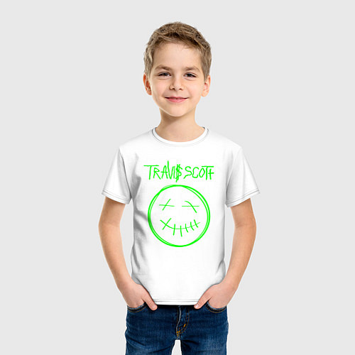 Детская футболка TRAVIS SCOTT / Белый – фото 3